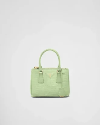 Prada Galleria Mini Lizard Skin Bag