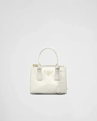 Prada Galleria Mini Lizard Skin Bag