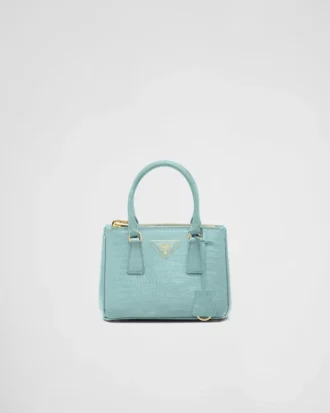 Prada Galleria Mini Lizard Skin Bag