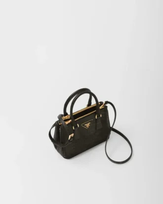 Prada Galleria Mini Lizard Skin Bag