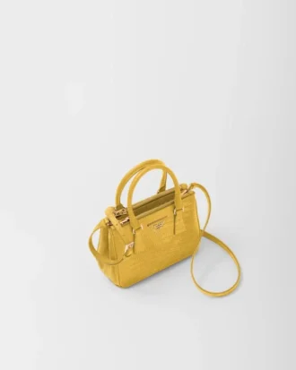 Prada Galleria Mini Lizard Skin Bag