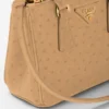 Prada Galleria Mini Ostrich Leather Bag