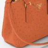 Prada Galleria Mini Ostrich Leather Bag