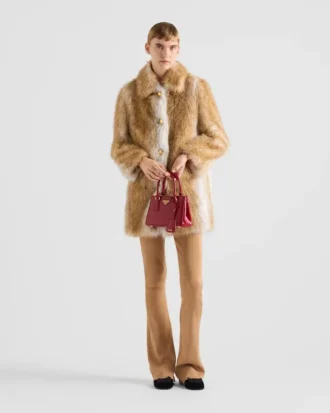 Prada Galleria Mini Patent Saffiano Bag