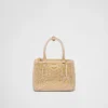 Prada Galleria Mini Satin Bag with Crystals
