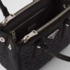 Prada Galleria Mini Satin Bag with Crystals