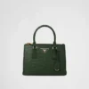 Prada Galleria Small Crocodile Leather Bag