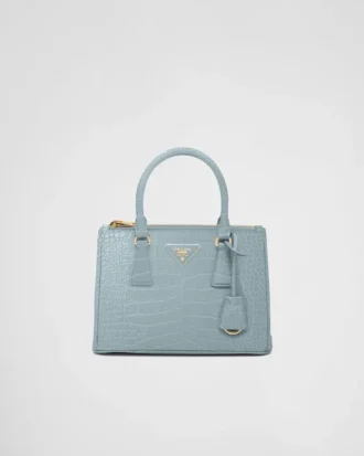Prada Galleria Small Crocodile Leather Bag