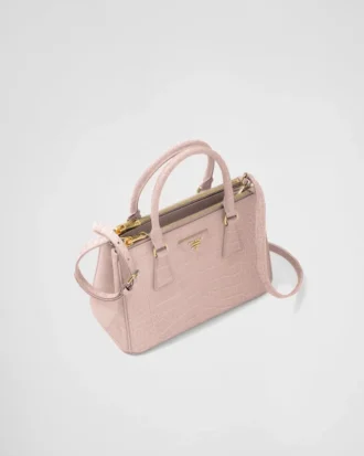 Prada Galleria Small Crocodile Leather Bag