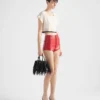 Prada Galleria Small Leather Bag with Fringe