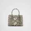 Prada Galleria Small Python Leather Bag