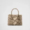 Prada Galleria Small Python Leather Bag