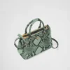 Prada Galleria Small Python Leather Bag
