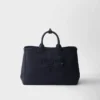 Prada Jardiniare Extra-Large Cotton Canvas Tote Bag