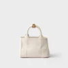 Prada Jardiniare Mini Linen Blend Bag