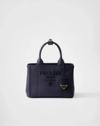 Prada Jardiniare Small Cotton Canvas Handbag