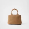 Prada Jardiniare Small Cotton Canvas Handbag