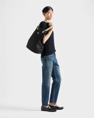 Prada Mariner Medium Re-Nylon Tote Bag