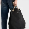 Prada Mariner Medium Re-Nylon Tote Bag