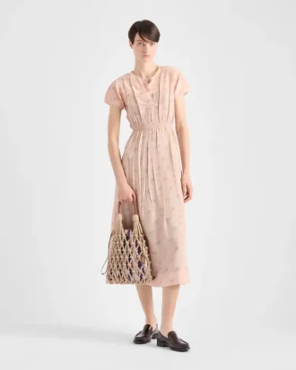 Prada Noua Medium Cotton Macrama Bag