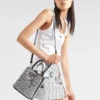 Prada Panier Satin Bag with Crystals