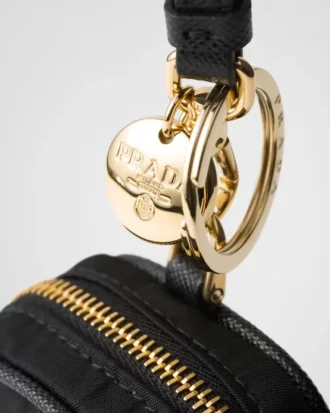 Prada Re-Edition 1978 Re-Nylon Mini-Pouch with Keychain