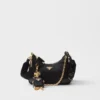 Prada Re-Edition 2005 Re-Nylon and Saffiano Leather Bag with Charm