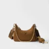 Prada Re-Edition 2005 Re-Nylon and Saffiano Leather Bag with Charm
