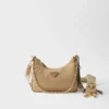 Prada Re-Edition 2005 Re-Nylon and Saffiano Leather Bag with Charm