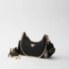 Prada Re-Edition 2005 Re-Nylon and Saffiano Leather Bag with Charm