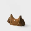 Prada Re-Edition 2005 Re-Nylon and Saffiano Leather Bag with Charm