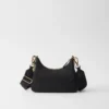 Prada Re-Edition 2005 Re-Nylon and Saffiano Leather Bag with Charm