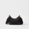 Prada Re-Edition 2005 Re-Nylon and Saffiano Leather Bag with Charm