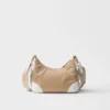 Prada Re-Edition 2005 Re-Nylon and Saffiano Leather Bag with Charm