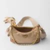 Prada Re-Edition 2005 Re-Nylon and Saffiano Leather Bag with Charm