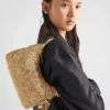 Prada Re-Edition Mini Satin Bag with Crystals