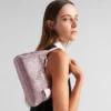 Prada Re-Edition Mini Satin Bag with Crystals