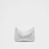 Prada Re-Edition Mini Satin Bag with Crystals