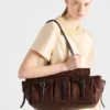 Prada Route Large Leather Tote Bag