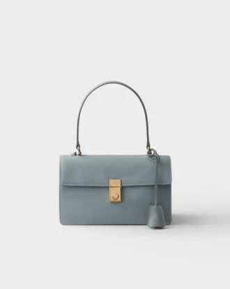 Prada Soft Sound Medium Leather Shoulder Bag