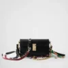 Prada Soft Sound Small Leather Shoulder Bag with Charms
