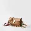 Prada Soft Sound Small Leather Shoulder Bag with Charms