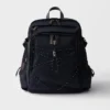 Prada Speedrock Re-Nylon and Leather Backpack