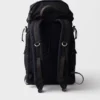 Prada Speedrock Re-Nylon and Leather Backpack