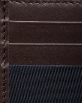 Prada Speedrock Re-Nylon and Leather Card Holder