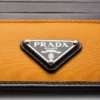 Prada Speedrock Re-Nylon and Leather Card Holder