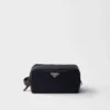Prada Speedrock Re-Nylon and Leather Pouch