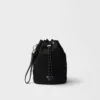 Prada Speedrock Re-Nylon and Leather Pouch