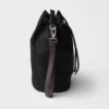 Prada Speedrock Re-Nylon and Leather Pouch
