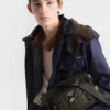 Prada Speedrock Re-Nylon and Leather Shoulder Bag